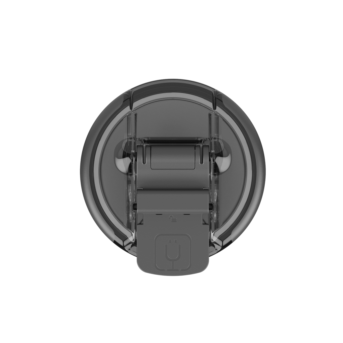 Hopsulator slim octalock lid black stainless - US 0801
