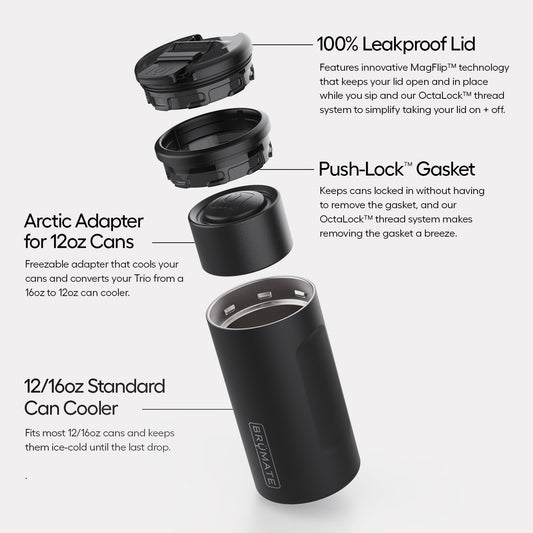 Hopsulator trio v2 matte black - US 0972