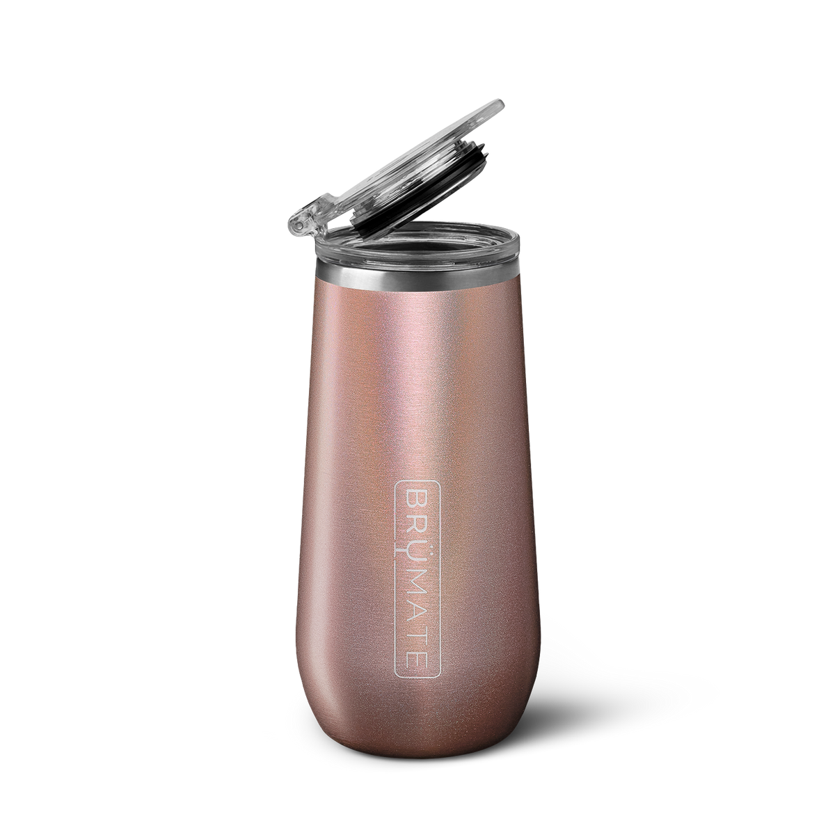 Brumate champagne flute glitter rose gold - US 7335