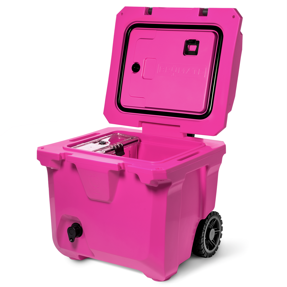 Brutank 35 quart rolling cooler vivid magenta - US 1882