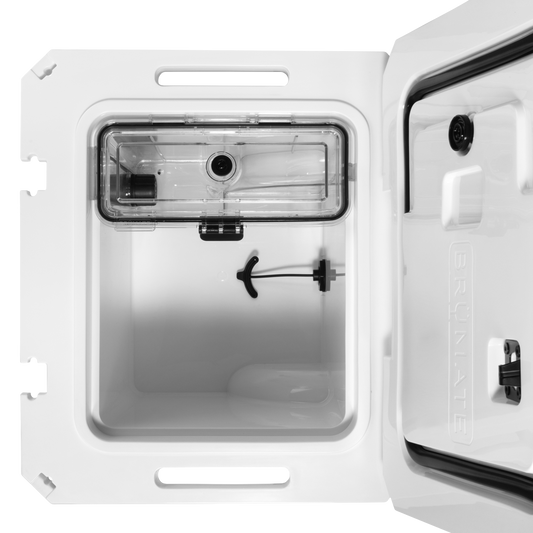 Brutank 35 quart rolling cooler ice white - US 9125