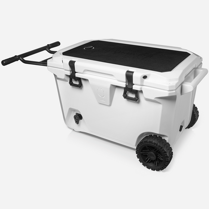 Brutank 55 quart rolling cooler white - US 2865